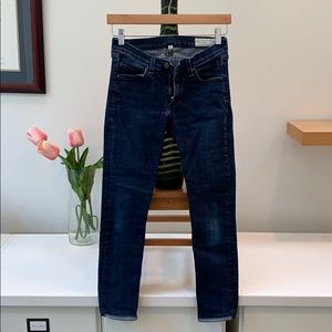 Rag and Bone Capri ankle jeans, size 27, dark blue